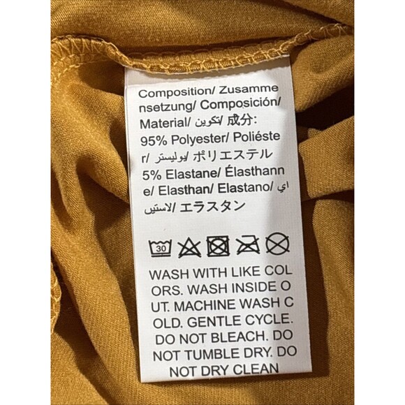 Shein Curve "Made In The 70s" T Shirt (Women’s 1XL) Yellow / Gold Graphic Tee - Picture 5 of 6